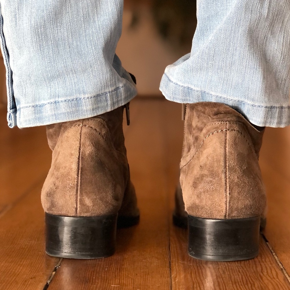 ♥️PAUL GREEN BOSTON BOOTIES BROWN ♥️ - Picture 5 of 15